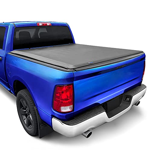 Tyger Auto T1 Soft Roll-up Truck Bed Tonneau Cover Compatible with 2009-2018 Dodge Ram 1500; 2010-2026 2500 3500; 2019-2024 Classic | 6'4" (76") Bed | TG-BC1D9014 by Tyger Auto - Used condition - US$181.95