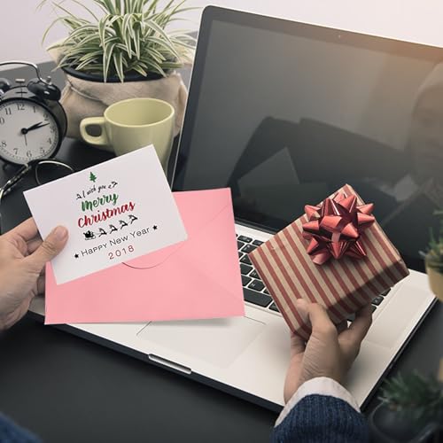 Maykafay Umschläge, 50 Stück Farbige Briefumschläge Kraftpapier, Briefkuvert Briefhülle, Umschlag B6-12.5 * 17.5cm Kuverts für Grußkarten Einladung Geburtstagskarten