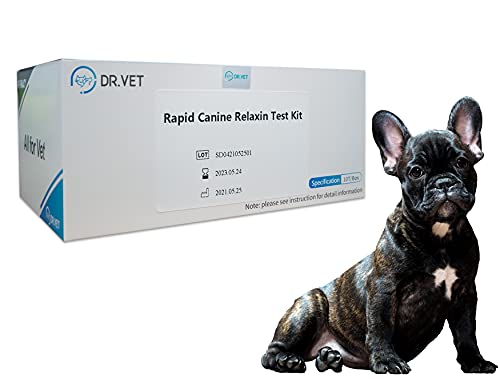 Konsung DR.Vet Pet Hundeschnelltest Trächtigkeit Relaxin RLN, Zusatzdiagnostik-Gesundheitstest-Kit für Hunde (10 Packungen) Cover