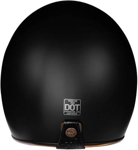 Miniatura 4 de Royal Casco de moto M20 Open Face - Cascos de moto retro, estilo vintage y clásico, casco Vespa 34