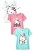 Hello Kitty Toddler Girls' 3 Pack T-Shirt, White/Pink/Mint, 4T