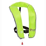 Eyson Inflatable Life Jacket Inflatable Life Vest for Adult Classic Manual (Neon)