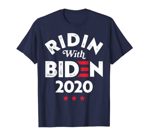 Ridin con Joe Biden 2020 Presidente Elección Presidencial de EE.UU Camiseta