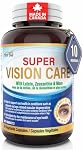 Herba Supplément pour soins de la vue - Vitamines oculaires avec lutéine et zéaxanthine – 60 Gélules de supplément santé oculaire pour la vue de Sélénium, Bilberry, Blueberry et plus encore Vitamines oculaires pour la dégénérescence maculaire et le soutien de la vision de l'œil