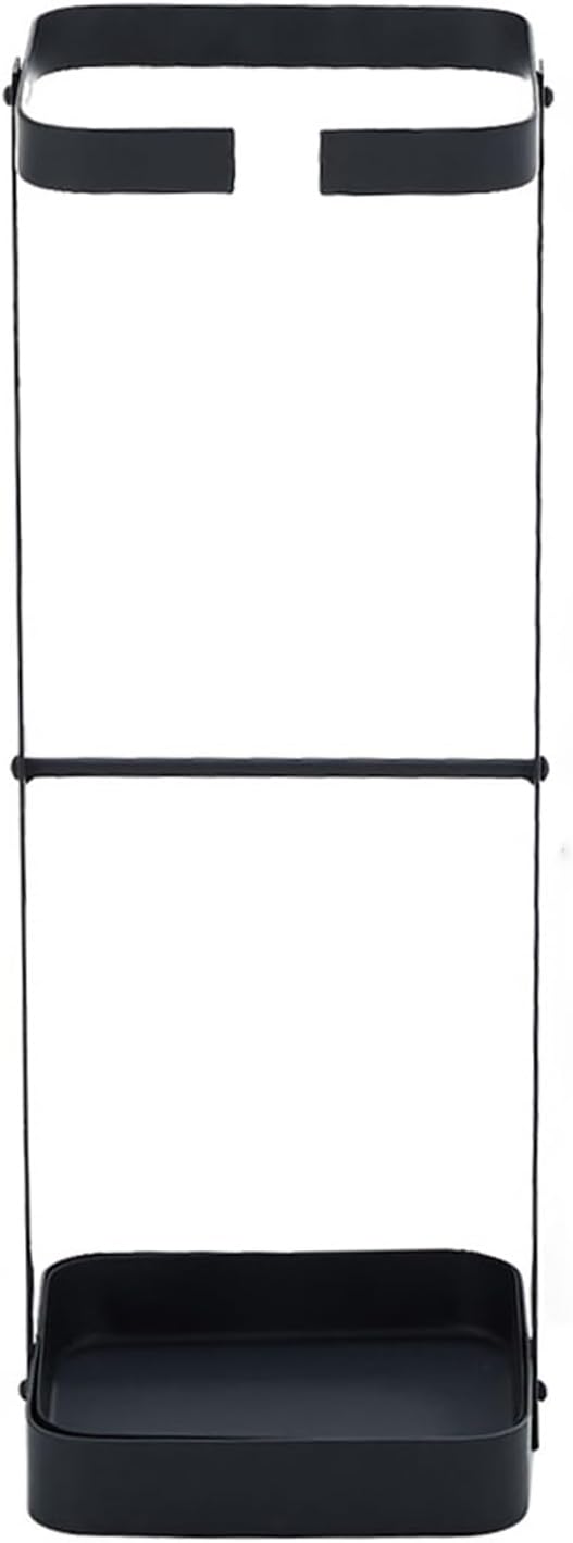 Umbrella Stand, Metal Indoor Entryway Holder, Hollow Square Design, Space-Saving Solution for Home and Office Decoration