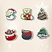 17Pcs Christmas Shoe Decoration Charms for Croc Clog, Snowman Snowflake Charms Accessories for Adults Teen