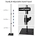 HYJ-INC Pipe and Drape Photography Backdrop Stand Kit Adjustable Photo Background Stand 10ft x 6.5ft with Metal Base for Parties Weddings Birthday Party Events Photo Booth