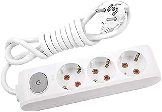 Viko Multi-Let Triple Socket Switched Grounded Wired Child Proof 5 Mt