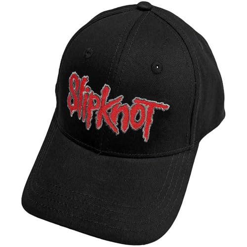 [Rock Off officially licensed products] Slipknot Text Band Logo �x�[�X�{�[���L���b�v Size One Size