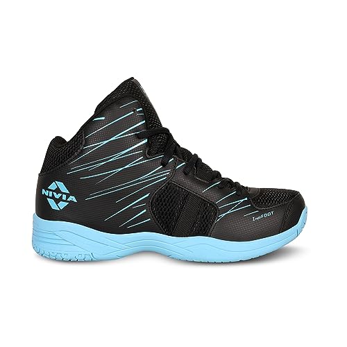 Image of Nivia Panther 3.0 Basketball Shoes for Men, Soft Cushion EVA Inner Insole for Comfort & Support, Superior Fit, Stylish & Comfortable Design for Peak Performance, Ideal for Basketball Athletes