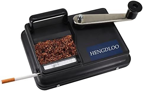 HENGDLOO Cigarette Rolling Machine with Groove Plate, 8 inch Dual-Track Upgrade Cigarette Machine, Suitable for 8.0 MM Diameter Size Cigarette Paper Tube