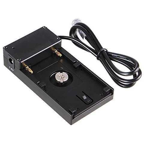 FOTGA Power Adapter Cable for NP-F970 Battery Plate Buckling Board to Power Blackmagic Pocket Cinema Camera 4K 6K BMPCC 4K Movie Camera, Compatible with Sony NP-F970 F960 F770 F750 F570 F550 Battery Cover