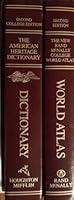 Rand Mcnally College World Atlas/the American Heritage College Dictionary 2 Vol. Set 0395389259 Book Cover