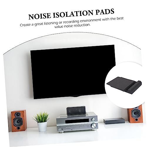 Set 1 Almohadillas de Aislamiento Acústico para Aislamiento Sonoro de Monitores de Estudio Almohadillas Versátiles para Uso en Casa y Escenario Color Negro miniatura 6