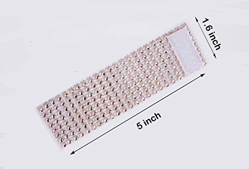 Digoon Napkin Rings Set of 100 Napkin Rings Buckles for Table Decorations, Wedding, Dinner,Party, DIY Decoration (100 PCS, Rose Gold)