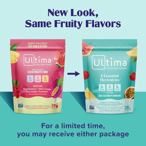 image for Ultima Replenisher Daily Electrolyte Powder Drink Mix – Sugar Free �