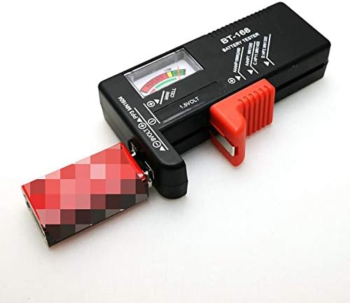 Bouclel Battery Tester Button Cell Batteries Universal Battery Checker battery tester for aaa,aa,c,d, 9v rechargeable c batteries battery tester for all batteries