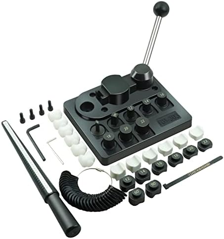 Ring Bender Ring Bending Tool with Nylon Dies Ring Maker Bender Ring Sizer Measuring Tool Ring Mandrel Ring Gauge Finger Sizing Ring Making Kit