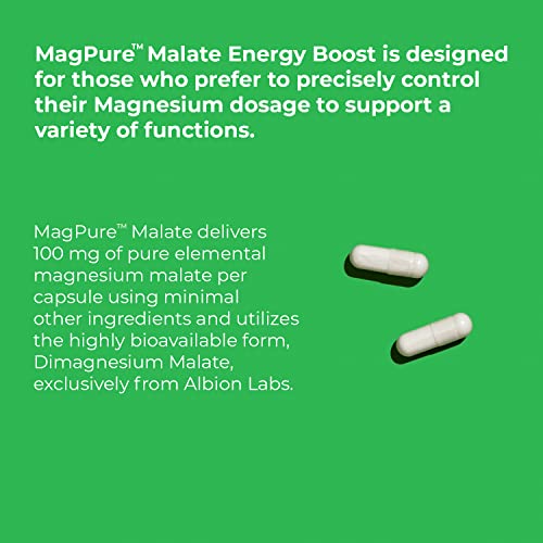 Jigsaw Health Magpure Malate, Premium Magnesium Capsules, 120 Capsules #TOP4