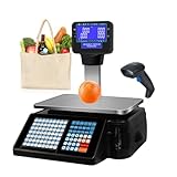 Digitale Preiswaage - Wiege- und Preisrechnungswaage für Gemüsegeschäfte, Metzgereien, Supermärkte, Snackbars, kommerzielle Nutzung