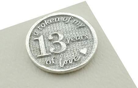 Cute 13 Year Anniversary Card, Sunset Bears  Free Metal 13th Anniversary Love Token Gift (gc-annisunset13)