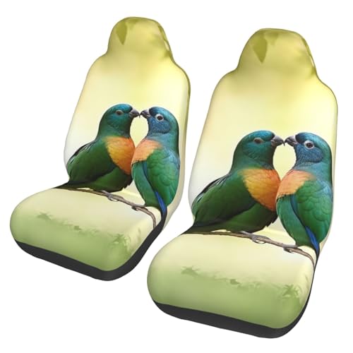 Housses de siège de voiture imperméables et antidérapantes Love Birds