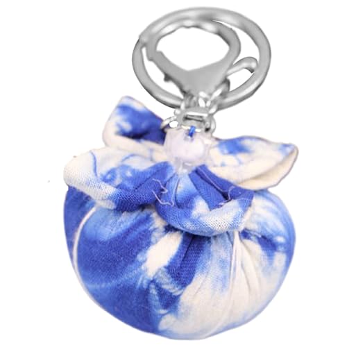 Generisch Llavero de peluche de dinosaurio - Tie-Dye lindo animal llavero, decoración del hogar para uso diario coche escuela bolsa oficina monedero bolso fiesta día de San Valentín