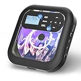 Arafuna CDプレーヤーBluetooth5.2対応ポータブルCDプレーヤースピーカー内蔵（REC）録音機能・FMトランスミッター・2000mAh充電式バッテリー 7EQエフェクト リピート・プログラム再生 AUX・ ダブルイヤホン出力端子 CD･MP3･32GBMicroSDカード等対応 ホールド機能 ASP防振 PSE認証取得