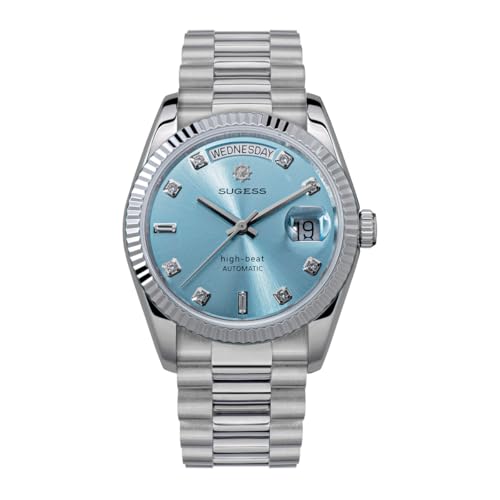 NIADI Sugess Classic S449 Automatic dan and date Men's Watches Sapphire Glass Waterproof Luxury Mechanical Watch, V 3