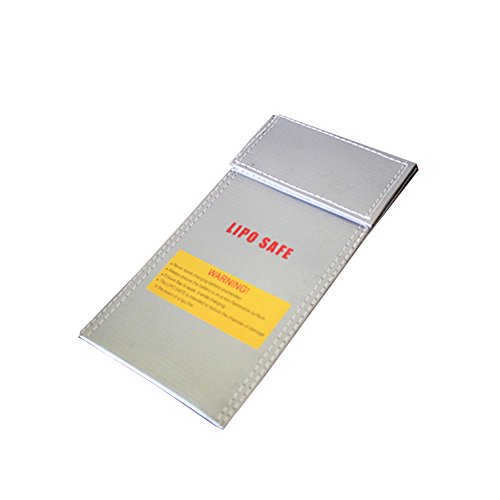 最強防炎 リポガード LiPo Safe Bag リポ バッテリー 保管 LiPo Bag セーフティーバッグ リポバッテリー袋 リポ バッテリー 保管 ケース 防爆バッグ LiPo Bag 10x20cm