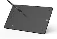XPPen Deco 01 V3 Mesa Digitalizadora com 16384 Níveis de Pressão, 8 Teclas de Atalho, Compatível com Android Windows Linux (Preto)