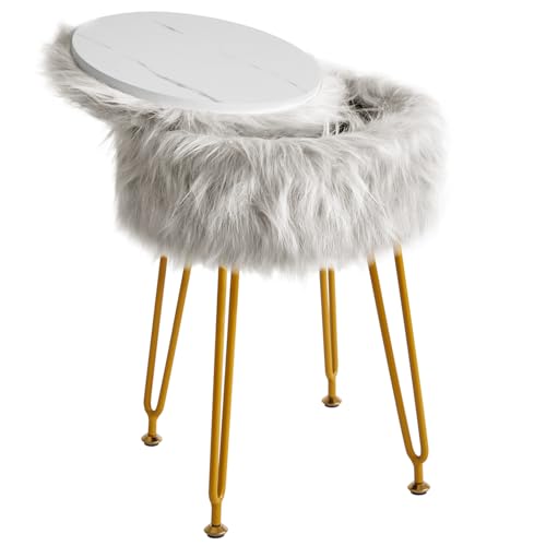 IBUYKE Taberno de vanidad de Piel Falsa