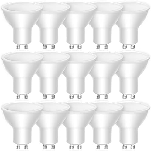 LEDYA GU10 Led Bulbs Warm White, 3000K GU10 LED Light Bulbs, 5W 400LM Energy Saving GU10 Bulbs, 40W Halogen Spotlight Bulb Equivalent, 120°Beam Angle, Non Dimmable, AC 220-240V, Pack of 10, 19034