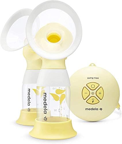 Medela Swing Maxi Flex Double Electric Breast Pump - More Milk in Less Time, Featuring PersonalFit Flex shields and Medela 2-Phase Expression technology