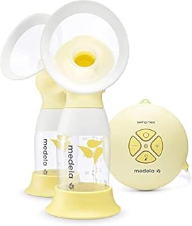 Medela Swing Maxi Flex Double Electric Breast Pump - More Milk in Less Time, Featuring PersonalFit Flex shields and Medela 2-Phase Expression technology