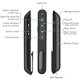 Presentation Clicker for PowerPoint Remote, Hyperlink Volume Wireless Presenter Remote Presentation Pointer, USB Presentation Remote Slide Advancer PPT Clicker for Computer Laptop Mac - Image 7
