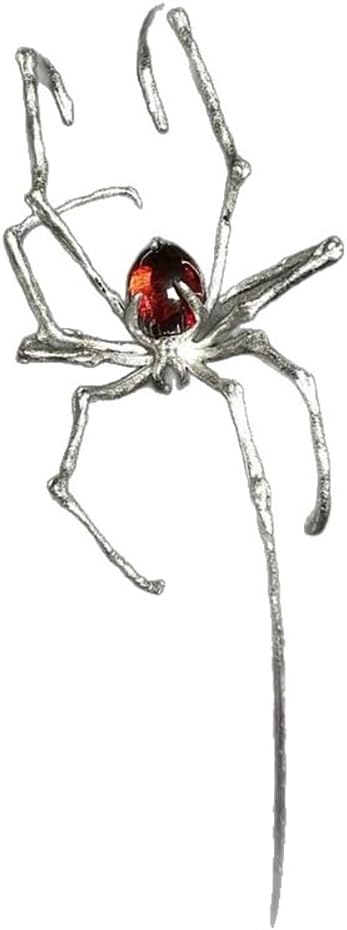Punk Spider Ear Cuff Earring Piercing Crawler Cartilage Pierced Earring for Women Men - Gothic Animal Halloween Holiday Festival Outfits Decorations Dangle Drop Wrap Earrings Cool Jewelry Clip On Ear
