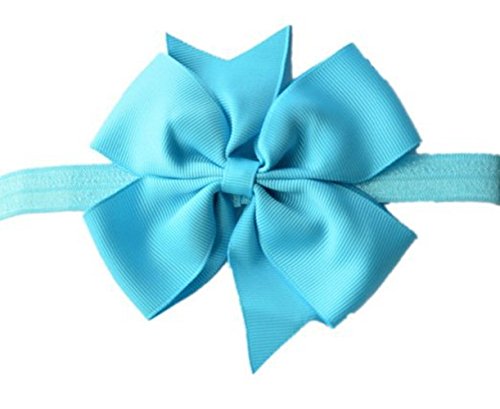Bzybel Baby Girl Newest Headband Head Wrap Skin Elastic Bands Hair Band With 3.5In Hair Bows #TOP2