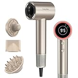CrazyMar Föhn mit Diffusor,180000 U/Min Hochgeschwindigkeits Ionen Föhn-5X Schnelleres Föhnen, 500 Million Negativ Ionen Fön, 58dB Geräuscharme, Haarföhn mit 4 Temperatureinstellungen