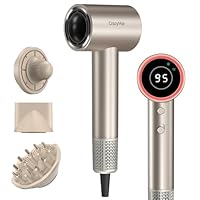 CrazyMar Föhn mit Diffusor,180000 U/Min Hochgeschwindigkeits Ionen Föhn-5X Schnelleres Föhnen, 500 Million Negativ Ionen Fön, 58dB Geräuscharme, Haarföhn mit 4 Temperatureinstellungen
