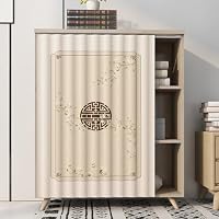 Amazon｜[dhiuebc] カラーボックス ラック カバー カーテン 目隠し