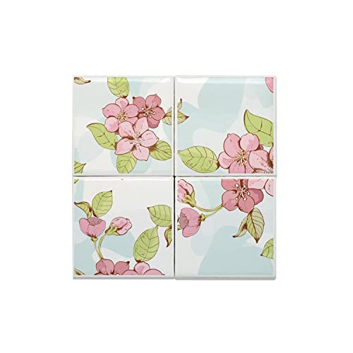 Carreaux Céramique Cerisier Japonais pour Crédence Cuisine Élégante