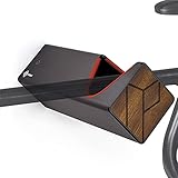 PARAX Soporte de Pared para Bicicletas D-Rack Soporte Bicicletas Pared Madera Design Bicicletas de Carreras rígidas Colgar Bici Pared