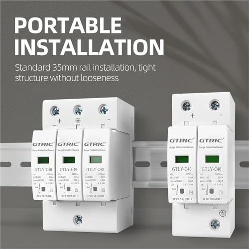 Parafoudre photovoltaïque 3P 600V contre les surtensions DC 60KA - 4