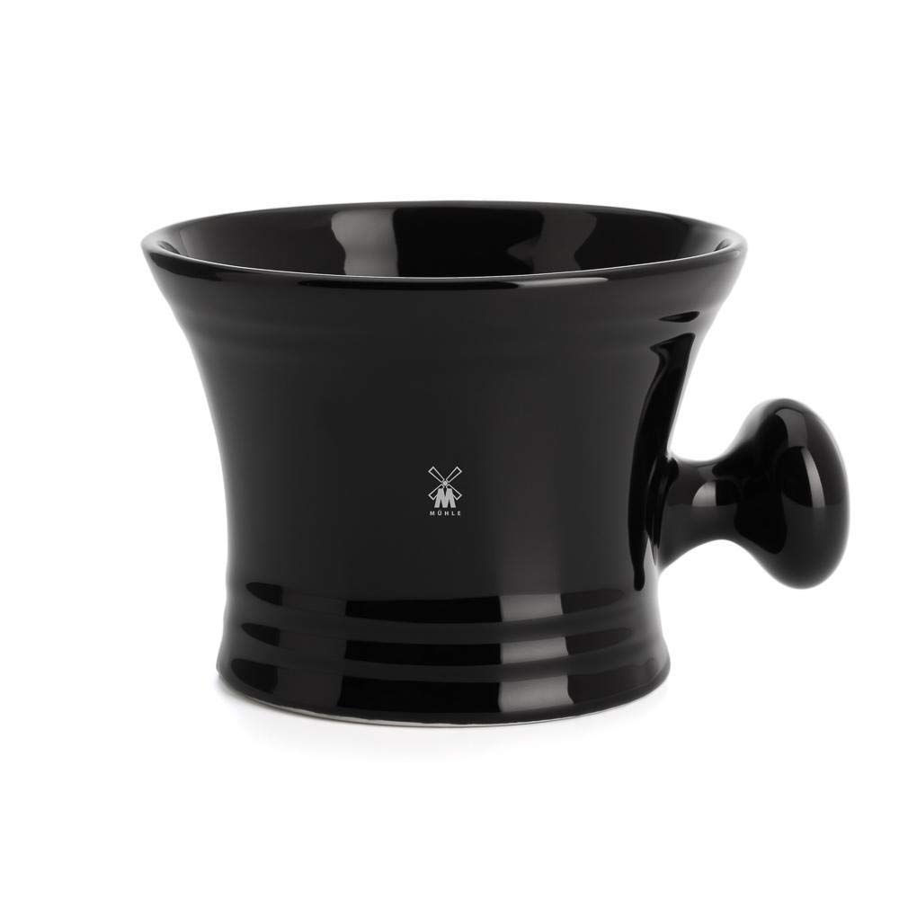 Muhle Black Porcelain Shaving Mug