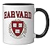 Harvard University Crimson | Official NCAA Merch | NCAFHRV06 Ceramic Mug, Black/White