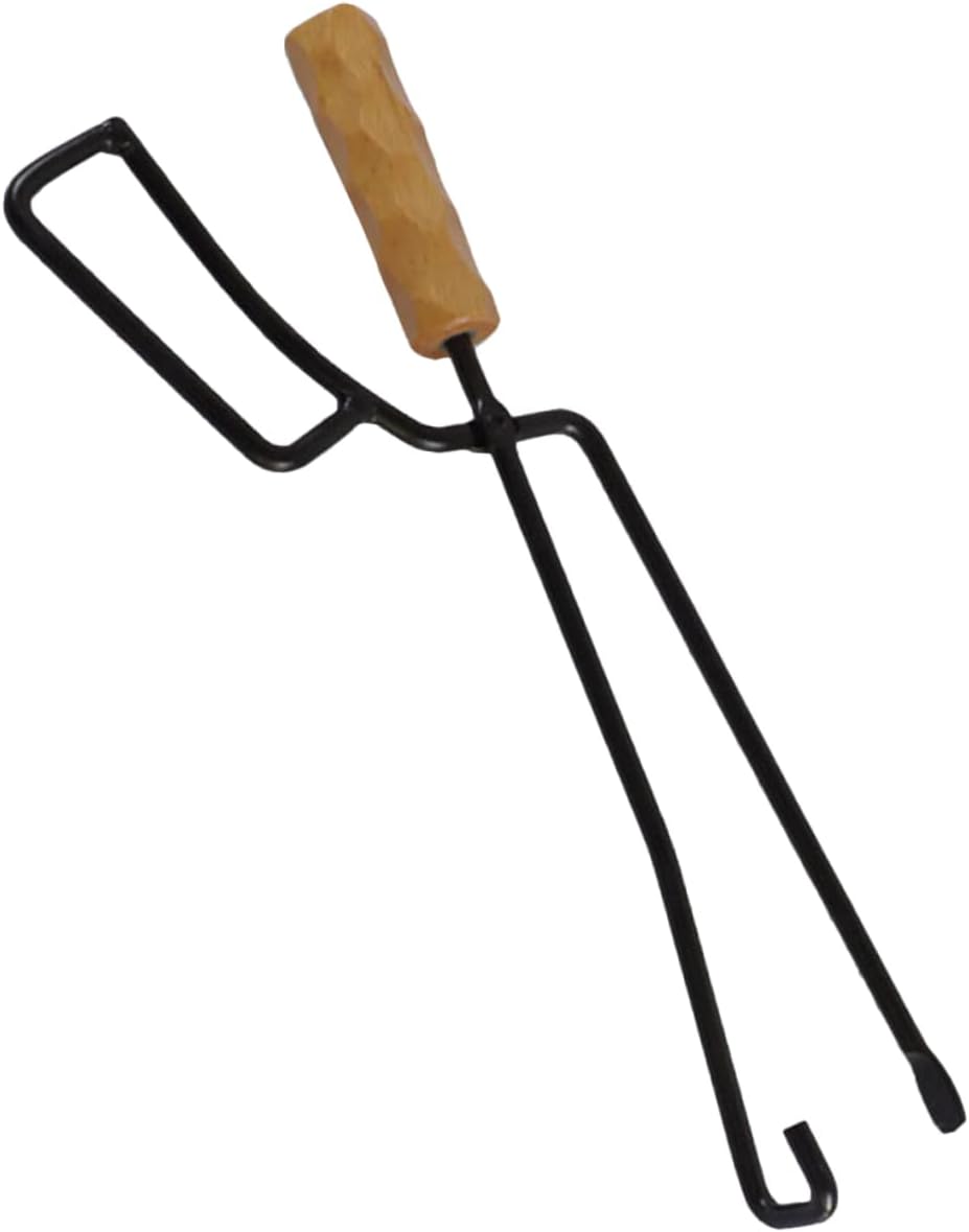 UPKOCH Heavy-duty Firewood Tongs -scald Handle for Bbq and Campfire Multipurpose Grabber Safe and Convenient Fireplace Tool