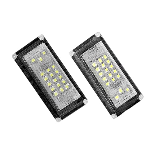 Luces LED de matrícula para Mini Cooper R50 y R52 convertible con iluminación blanca brillante