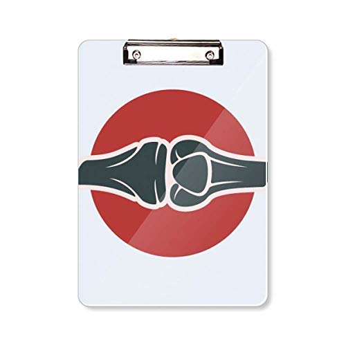 Planchette à pince A4 avec illustrations de jambes pour bureau
