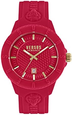Versus Versace Tokyo Silicone Lion Collection Luxury Mens Watch Timepiece